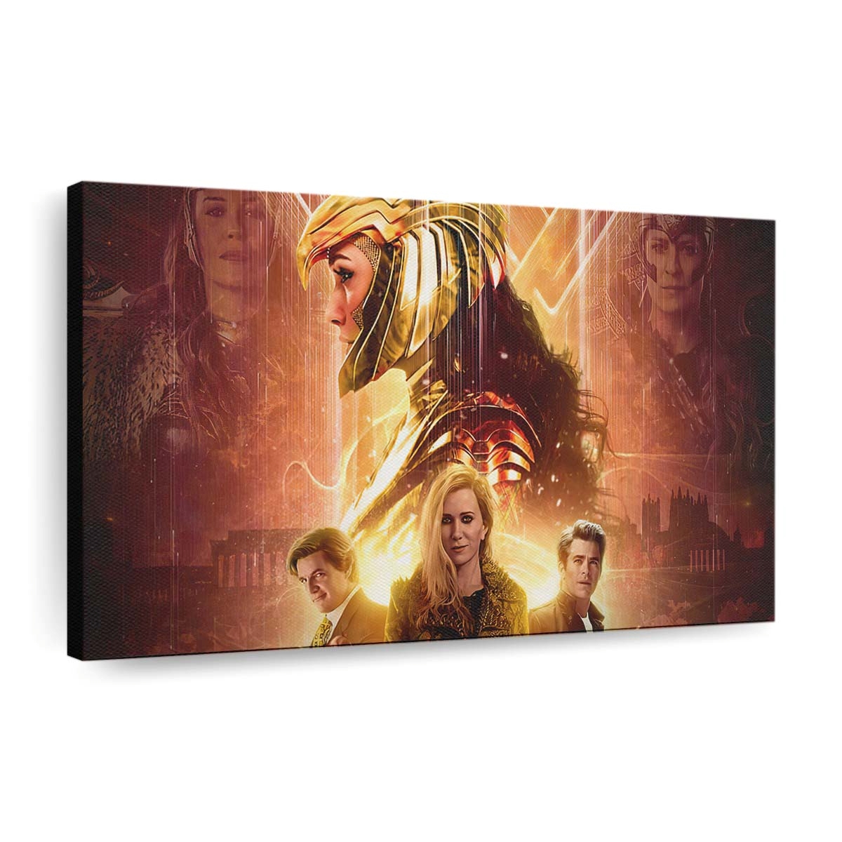 Wonder Woman 1984 Gold Poster Leinwandbilder | Wanddeko