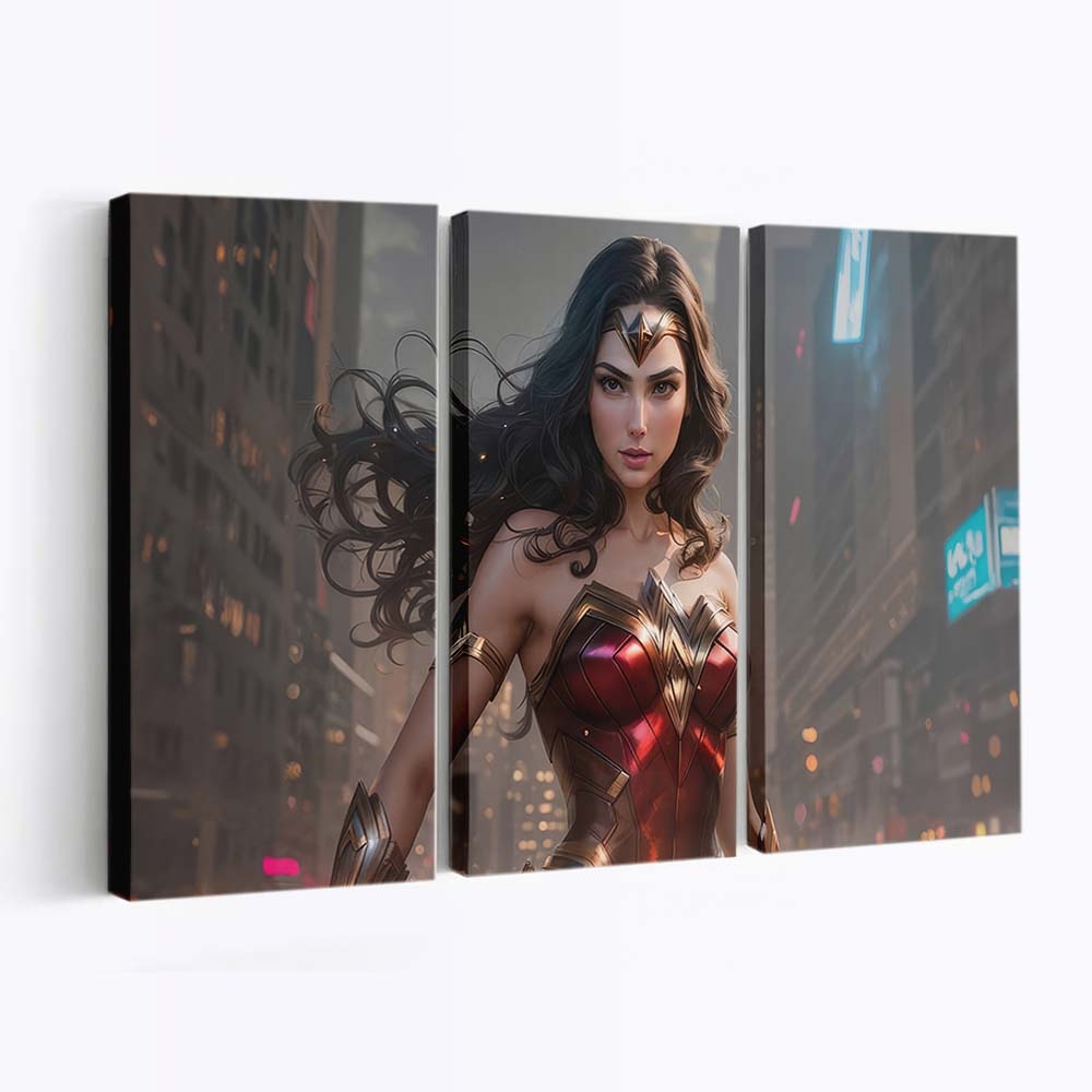 Amazonian Avenger Wonder Woman Leinwandbilder | Wanddeko