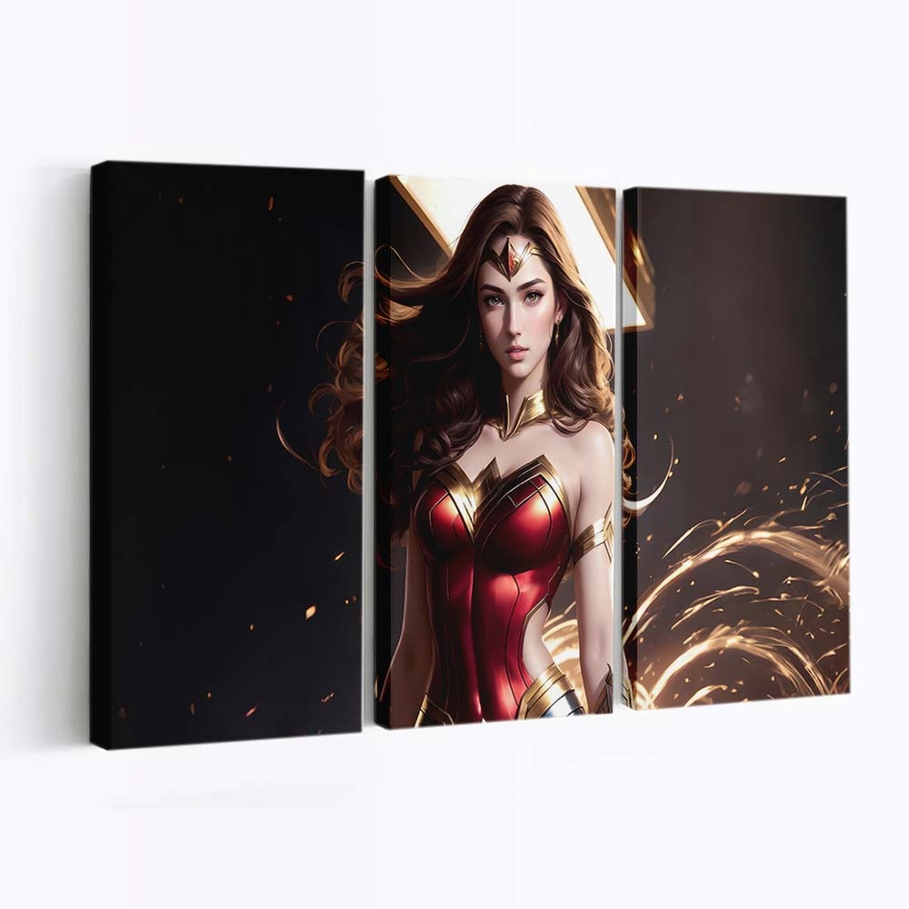 Amazonian Defender The Iconic Wonder Woman Leinwandbilder | Wanddeko