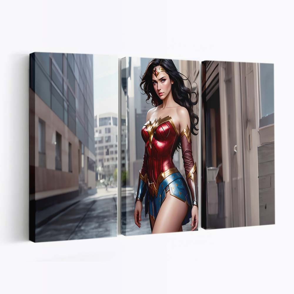 Amazonian Defender Wonder Woman Leinwandbilder | Wanddeko