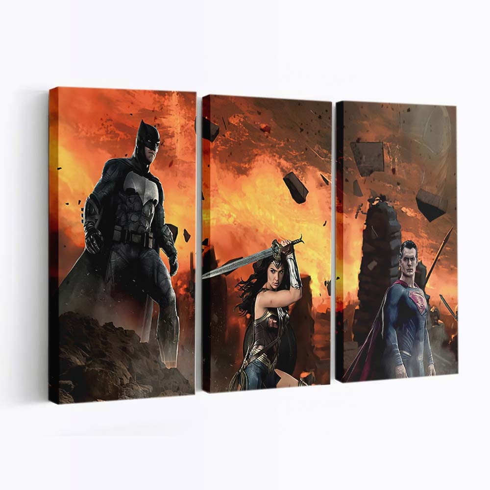Dc Trio Leinwandbilder | Wanddeko