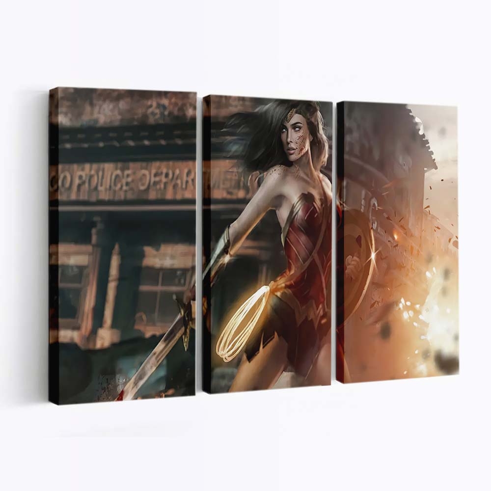 Gal Gadot Concept As Wonder Woman Leinwandbilder | Wanddeko