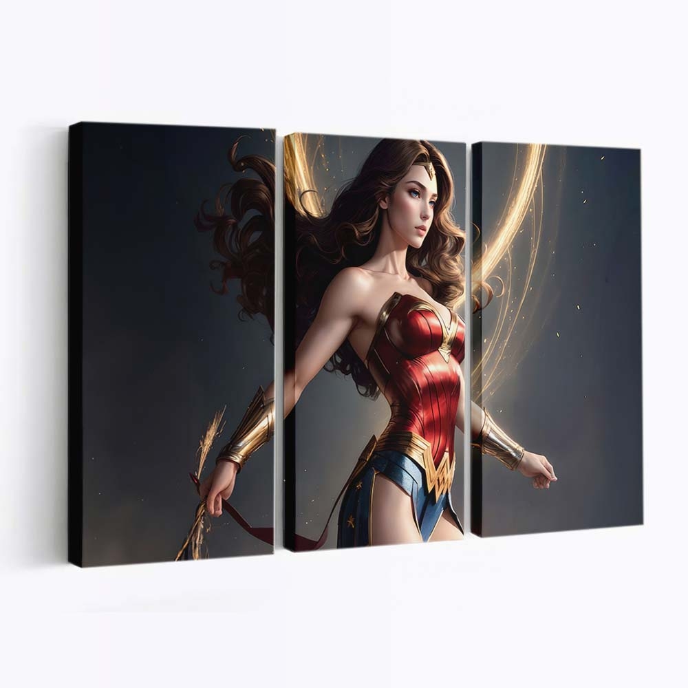 Powerful Warrior Wonder Woman Leinwandbilder | Wanddeko