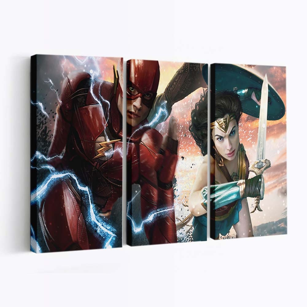 Snyder Cut Justice League Heroes Leinwandbilder | Wanddeko