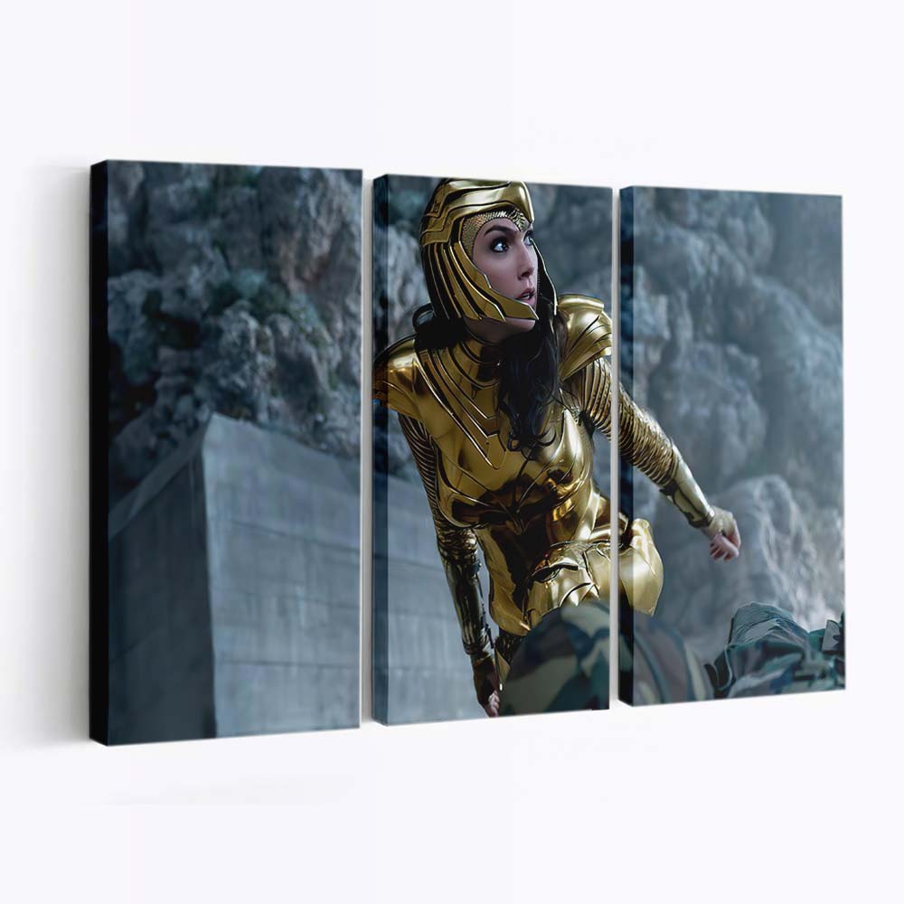 Wonder Woman 1984 Gold Suit Leinwandbilder | Wanddeko