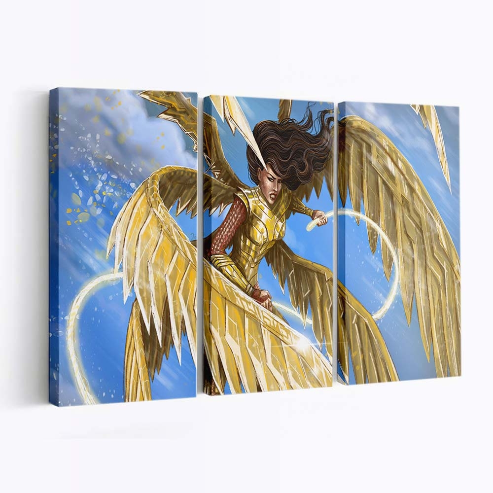 Wonder Woman 1984 Golden Eagle Armour Leinwandbilder | Wanddeko