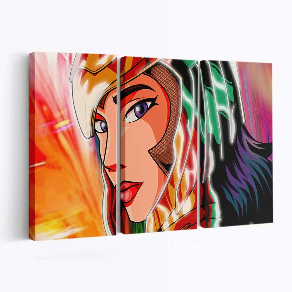 Wonder Woman 1984 Illustration Art Leinwandbilder | Wanddeko