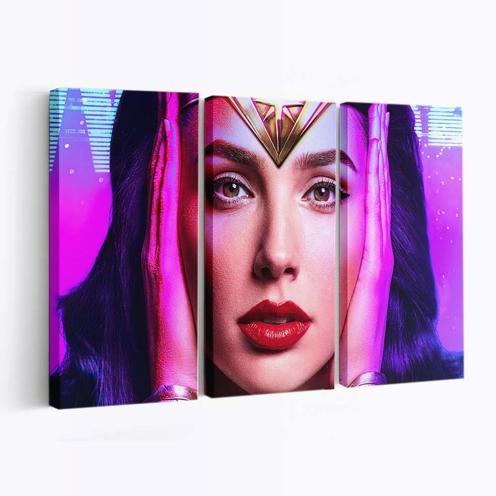 Wonder Woman 1984 Outrun Art Leinwandbilder | Wanddeko wonder woman 1984 outrun art 4k bu