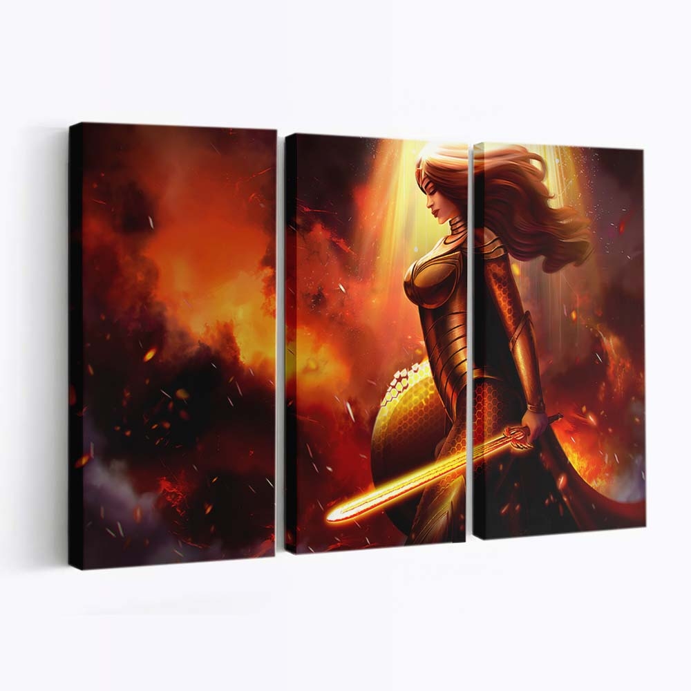 Wonder Woman 1984Fanart Leinwandbilder | Wanddeko