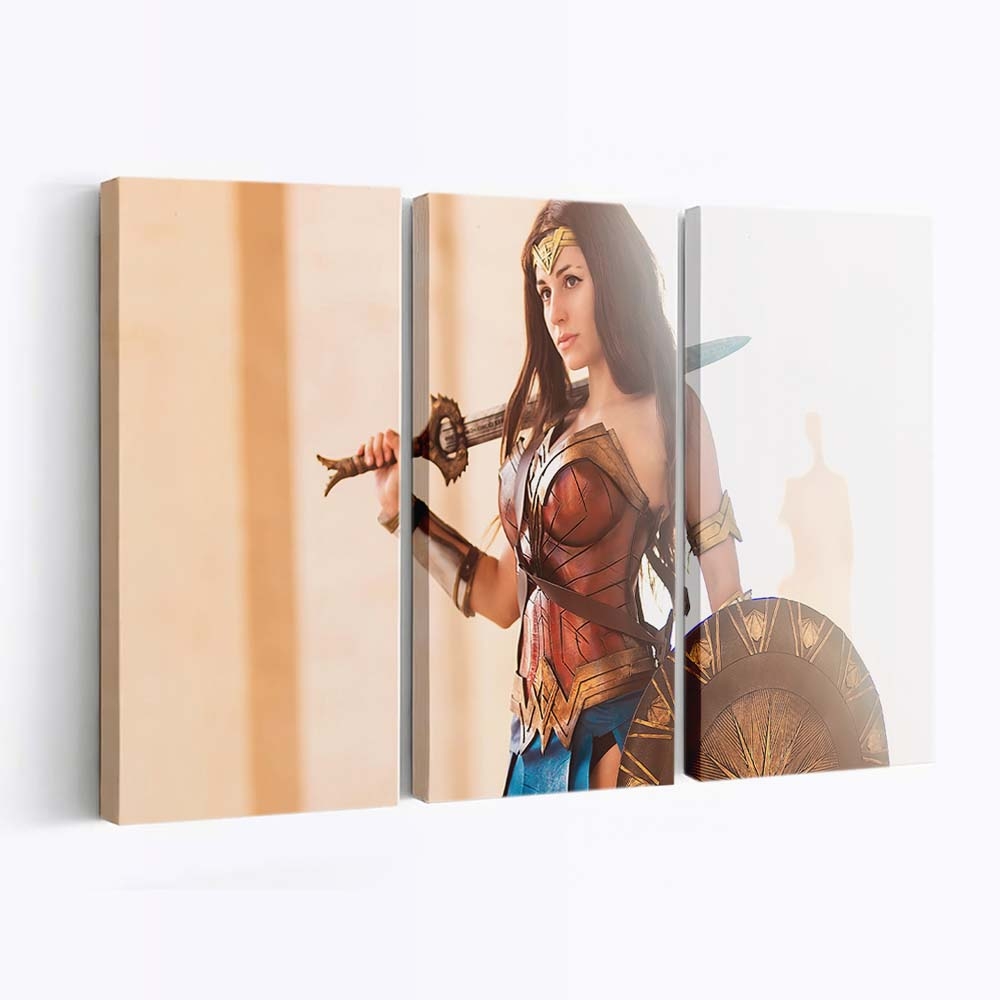 Wonder Woman Cosplay Girl 2022 Leinwandbilder | Wanddeko