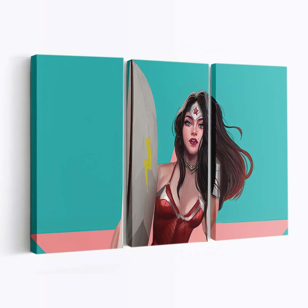 Wonder Woman For Surfing Leinwandbilder | Wanddeko
