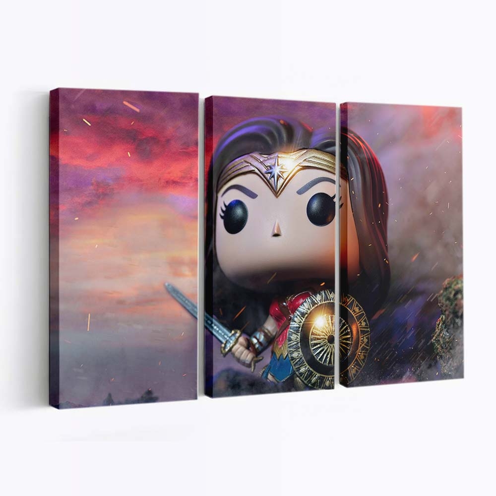 Wonder Woman Funko Leinwandbilder | Wanddeko