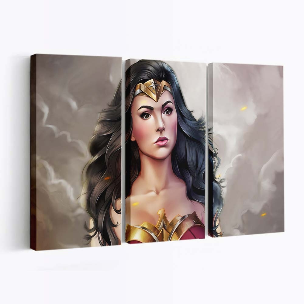 Wonder Woman Galgadot Art Leinwandbilder | Wanddeko