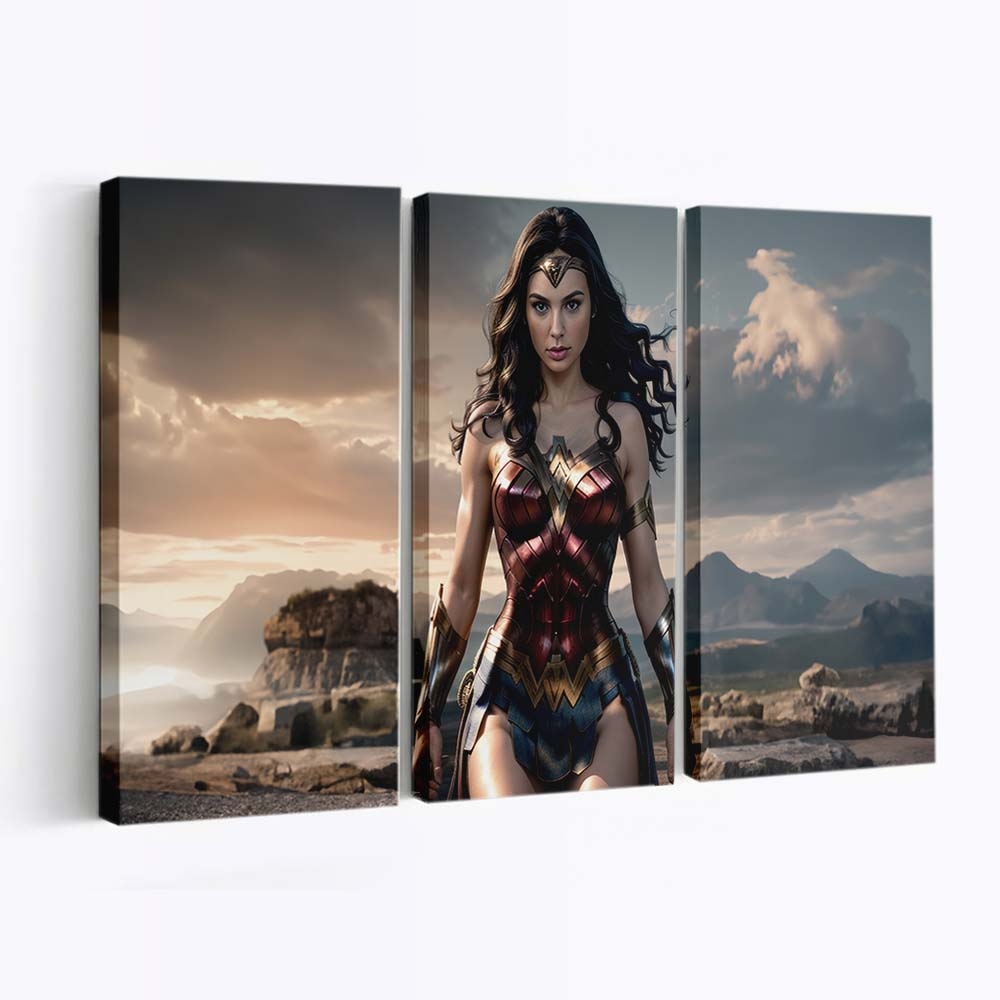 Wonder Woman Goddess Among Mortal Leinwandbilder | Wanddeko