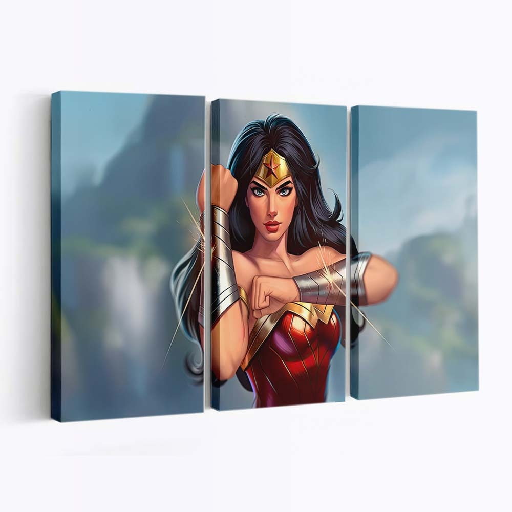 Wonder Woman Golden Guardian Leinwandbilder | Wanddeko