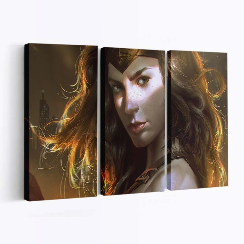 Wonder Woman Golden Queen Leinwandbilder | Wanddeko