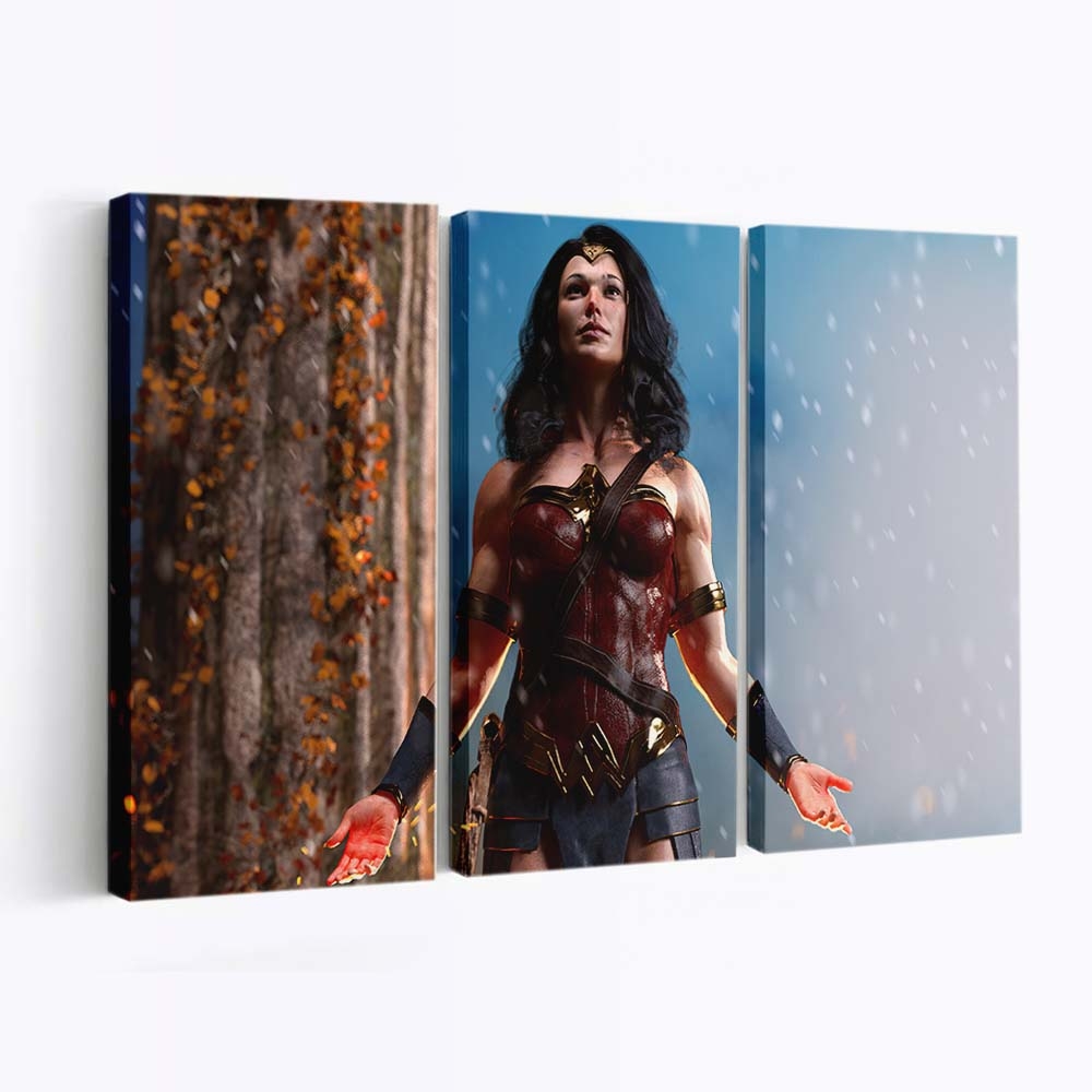 Wonder Woman Ice And Fire Leinwandbilder | Wanddeko