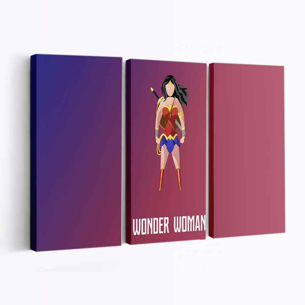 Wonder Woman Illustration 2 Leinwandbilder | Wanddeko