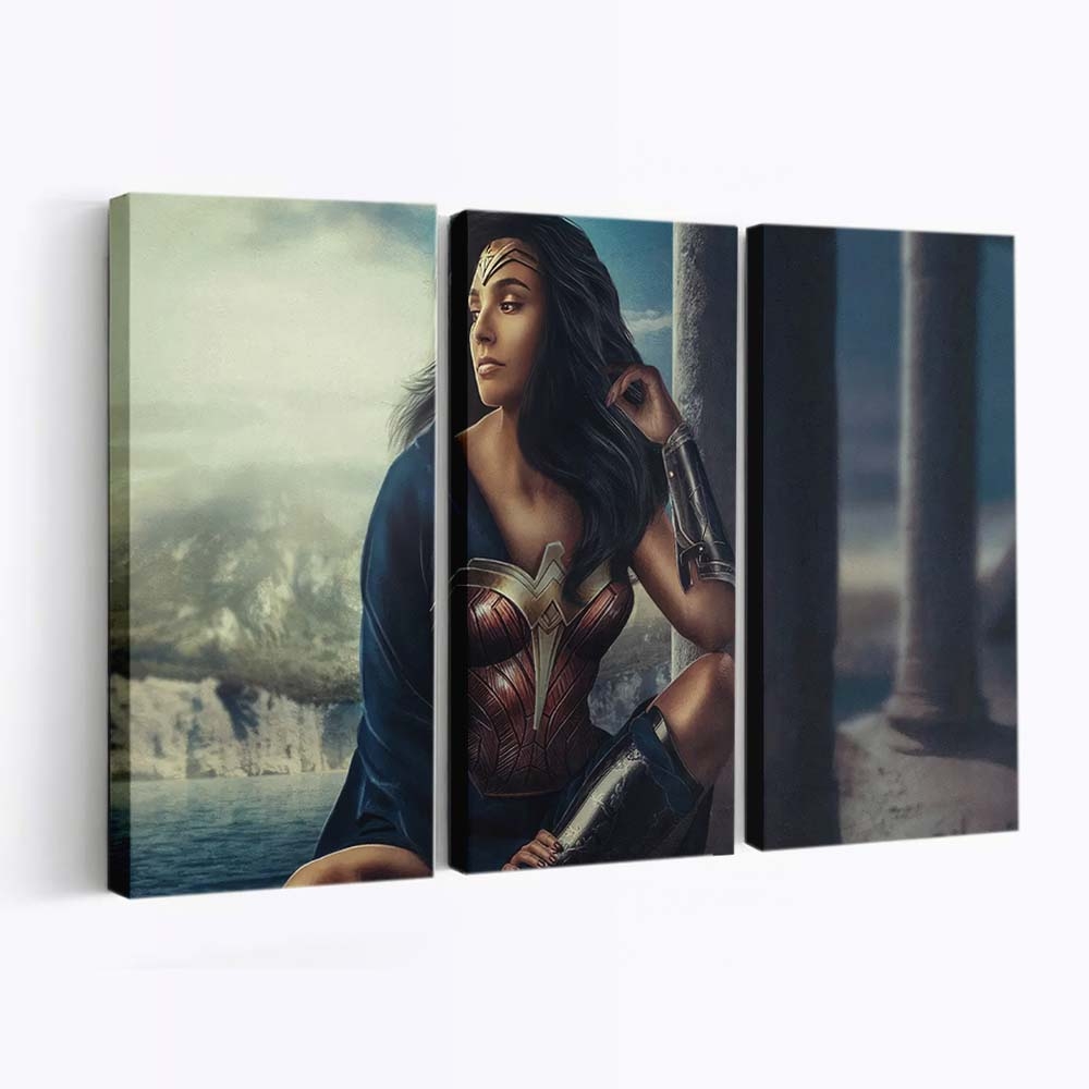 Wonder Woman In Themyscira Leinwandbilder | Wanddeko