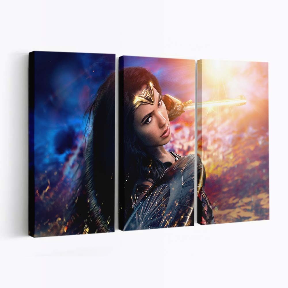 Wonder Woman Justice League Poster Leinwandbilder | Wanddeko