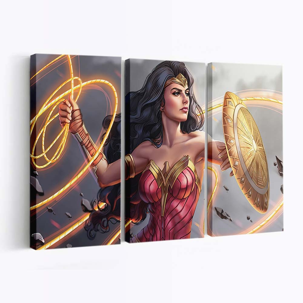 Wonder Woman Lasso Leinwandbilder | Wanddeko