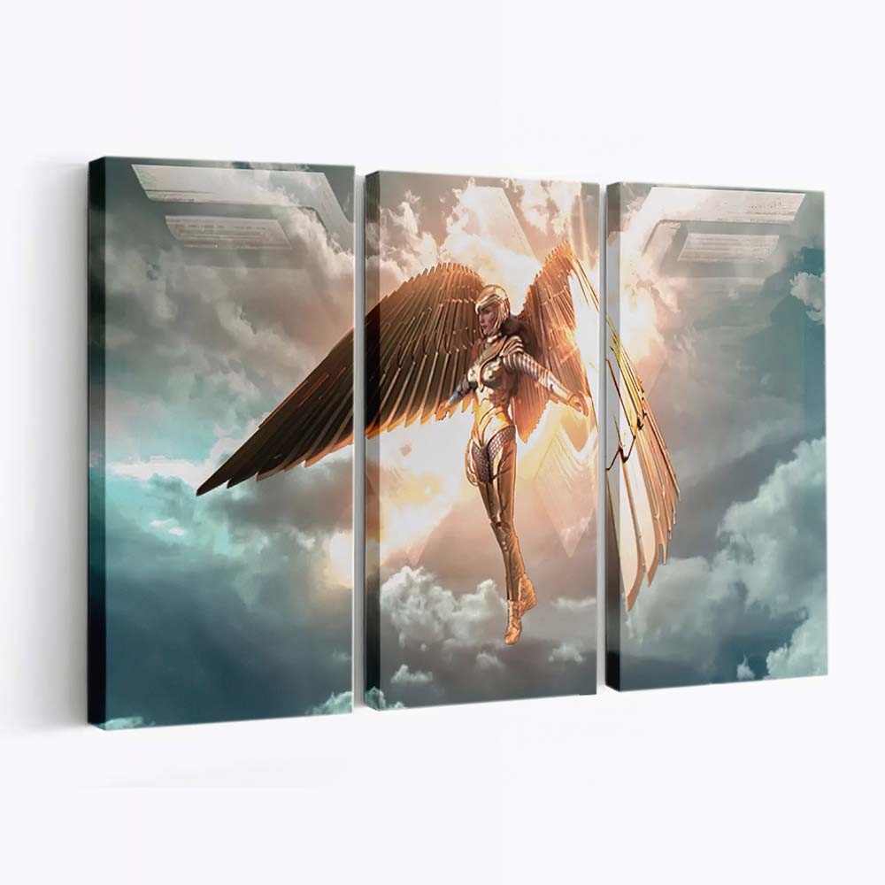 Wonder Woman Manipulation Fanart Leinwandbilder | Wanddeko