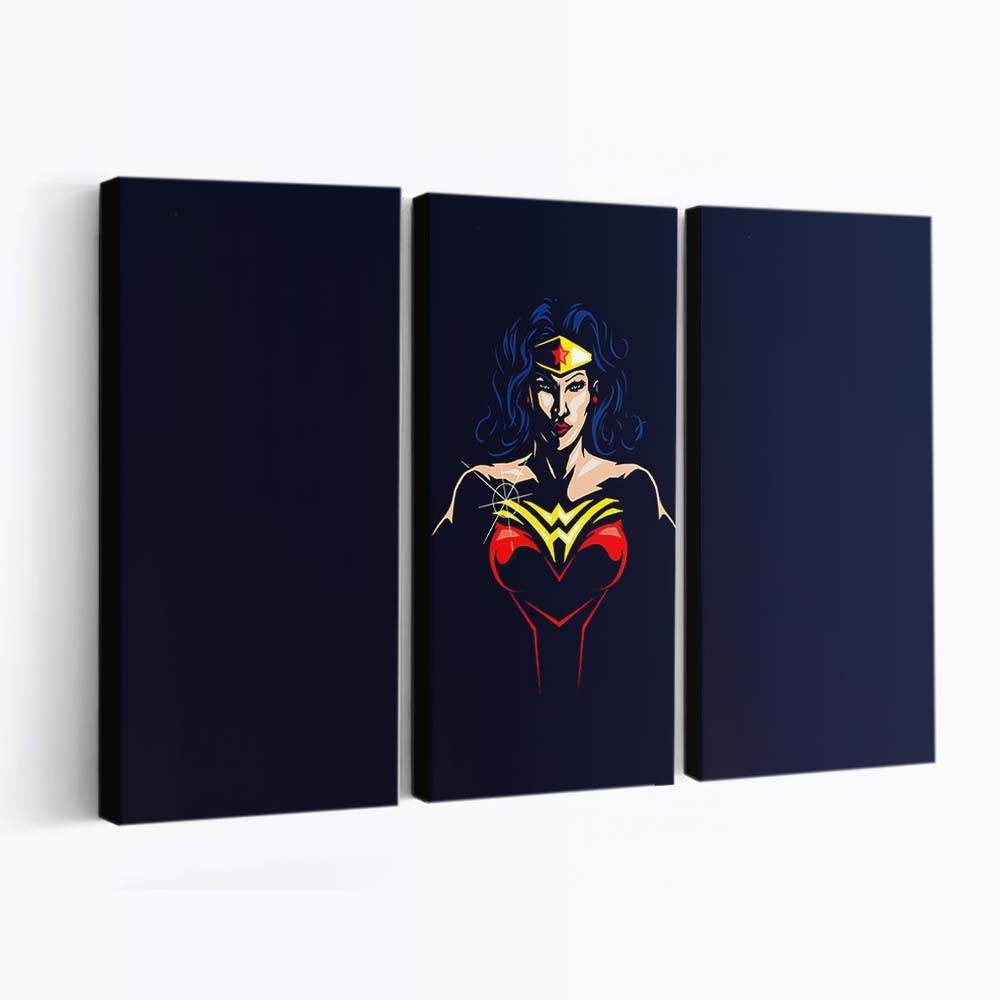 Wonder Woman Minimal 2 Leinwandbilder | Wanddeko