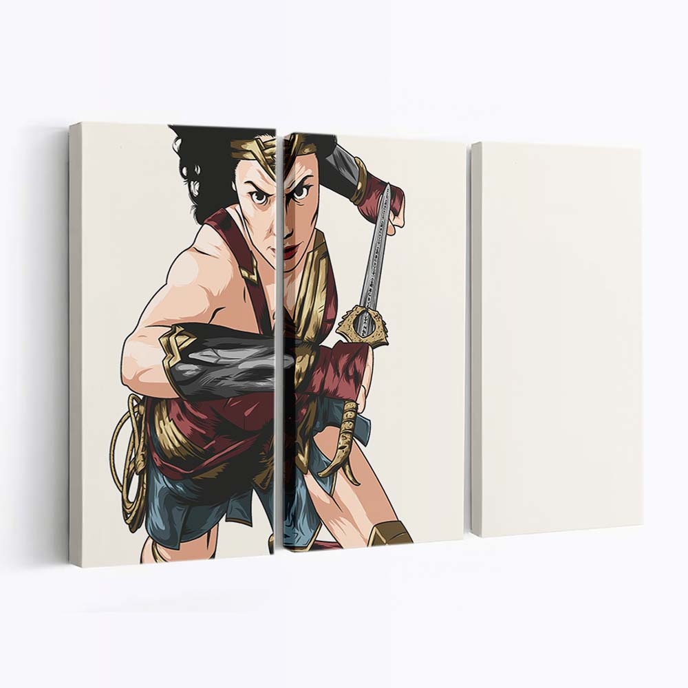 Wonder Woman New Artwork 3 Leinwandbilder | Wanddeko