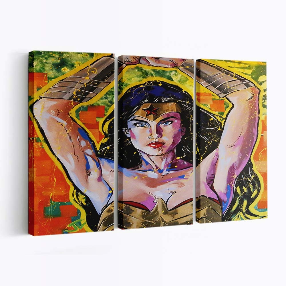 Wonder Woman Painting Art 2 Leinwandbilder | Wanddeko