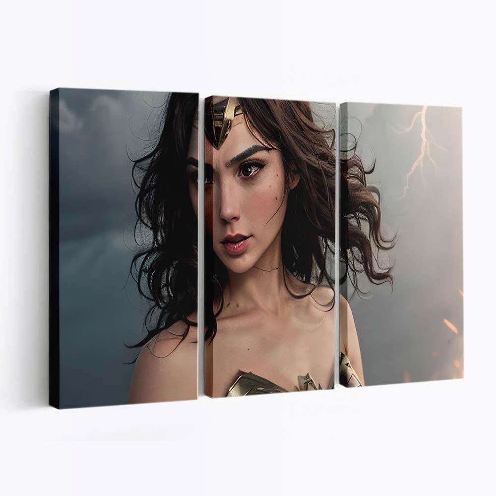 Wonder Woman Ready For Battle Leinwandbilder | Wanddeko