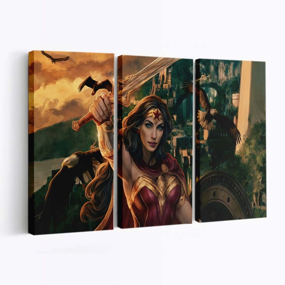 Wonder Woman Real Warrior Art Leinwandbilder | Wanddeko