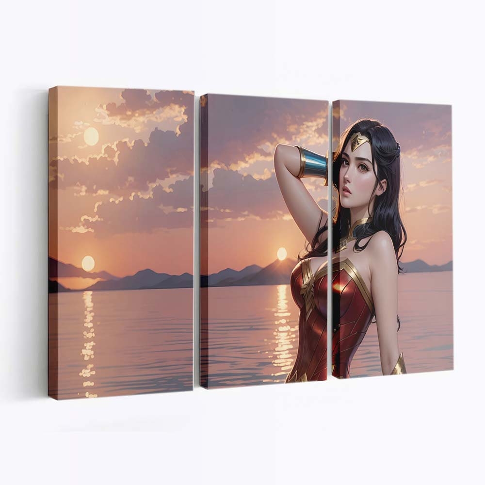 Wonder Woman Seaside Leinwandbilder | Wanddeko