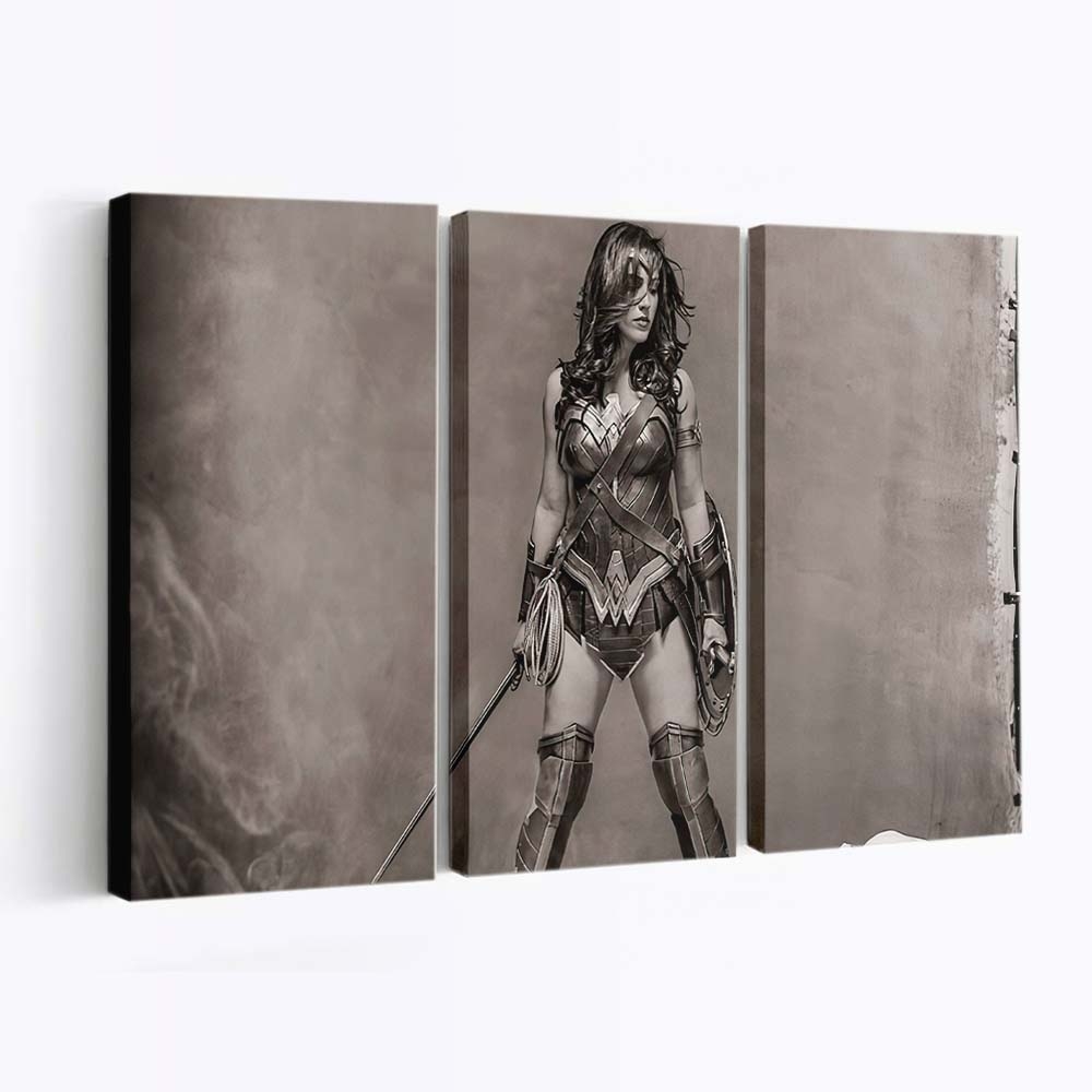Wonder Woman Spartan Kick Leinwandbilder | Wanddeko