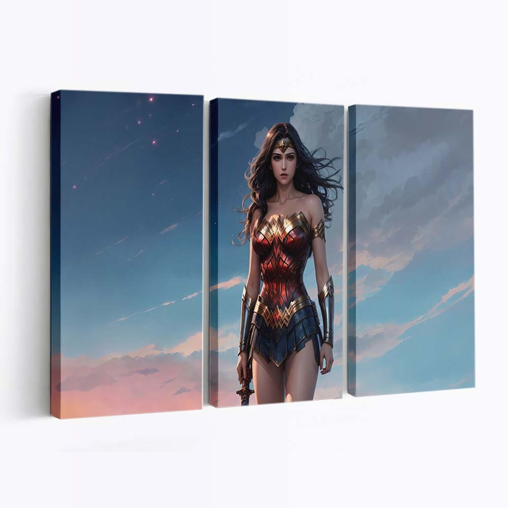 Wonder Woman The Warrior Princess Leinwandbilder | Wanddeko