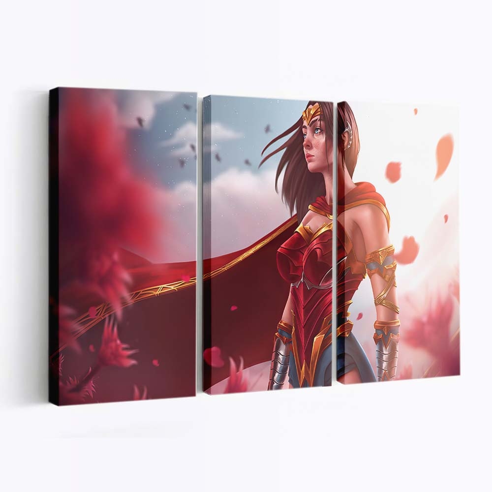 Wonder Woman Warrior Superhero Leinwandbilder | Wanddeko