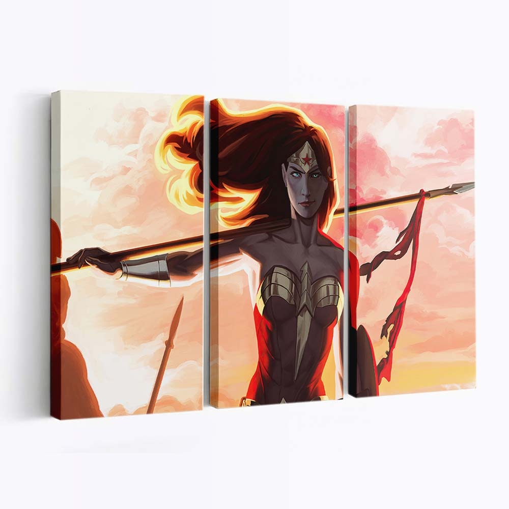 Wonder Woman With Bow Leinwandbilder | Wanddeko
