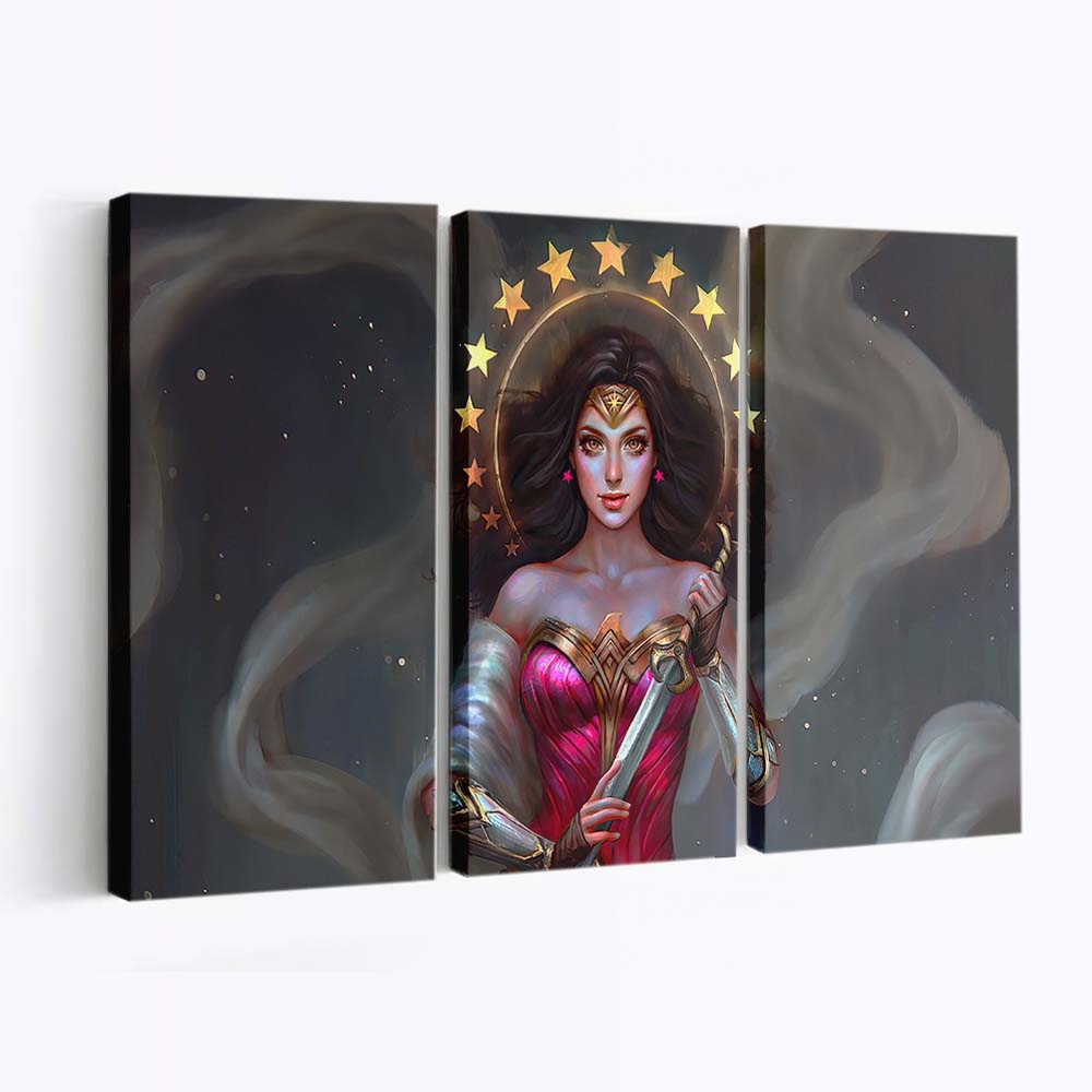Wonder Woman With Sword Leinwandbilder | Wanddeko