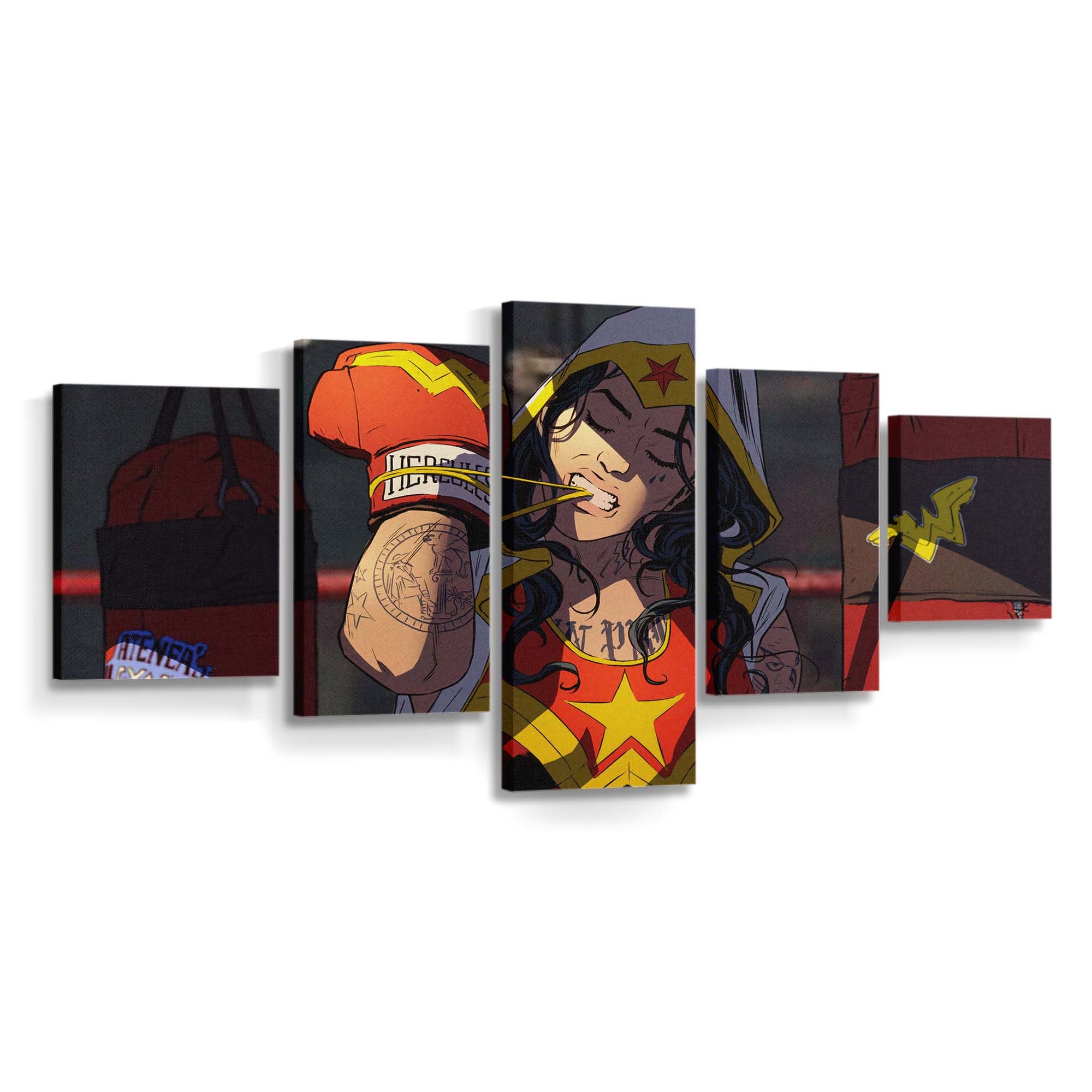 Boxer Wonder Woman Leinwandbilder | Wanddeko Boxer Wonder Woman Leinwandbilder | Wanddeko