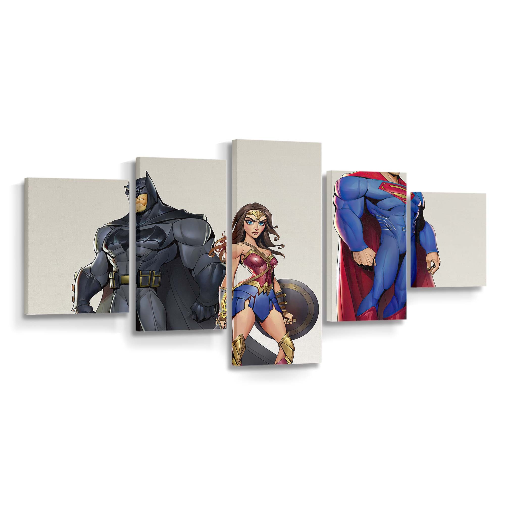 The Justice League Heroes Cartoons Minimal Leinwandbilder | Wanddeko The Justice League Heroes Cartoons Minimal Leinwandbilder | Wanddeko