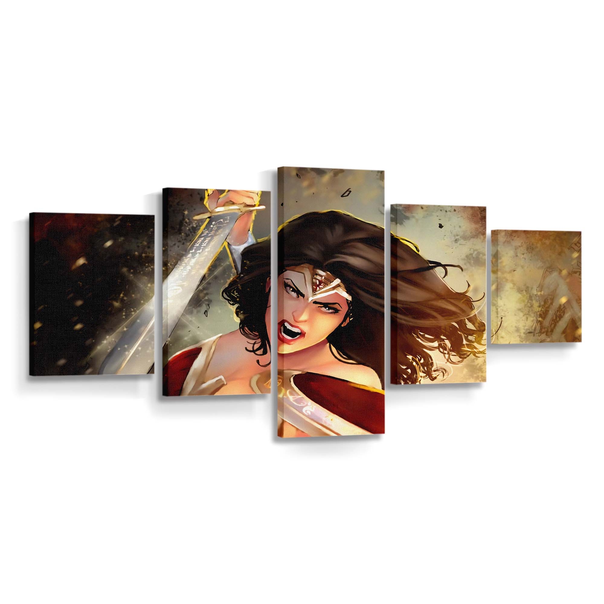 Warrior Wonder Woman Art Leinwandbilder | Wanddeko Warrior Wonder Woman Art Leinwandbilder | Wanddeko