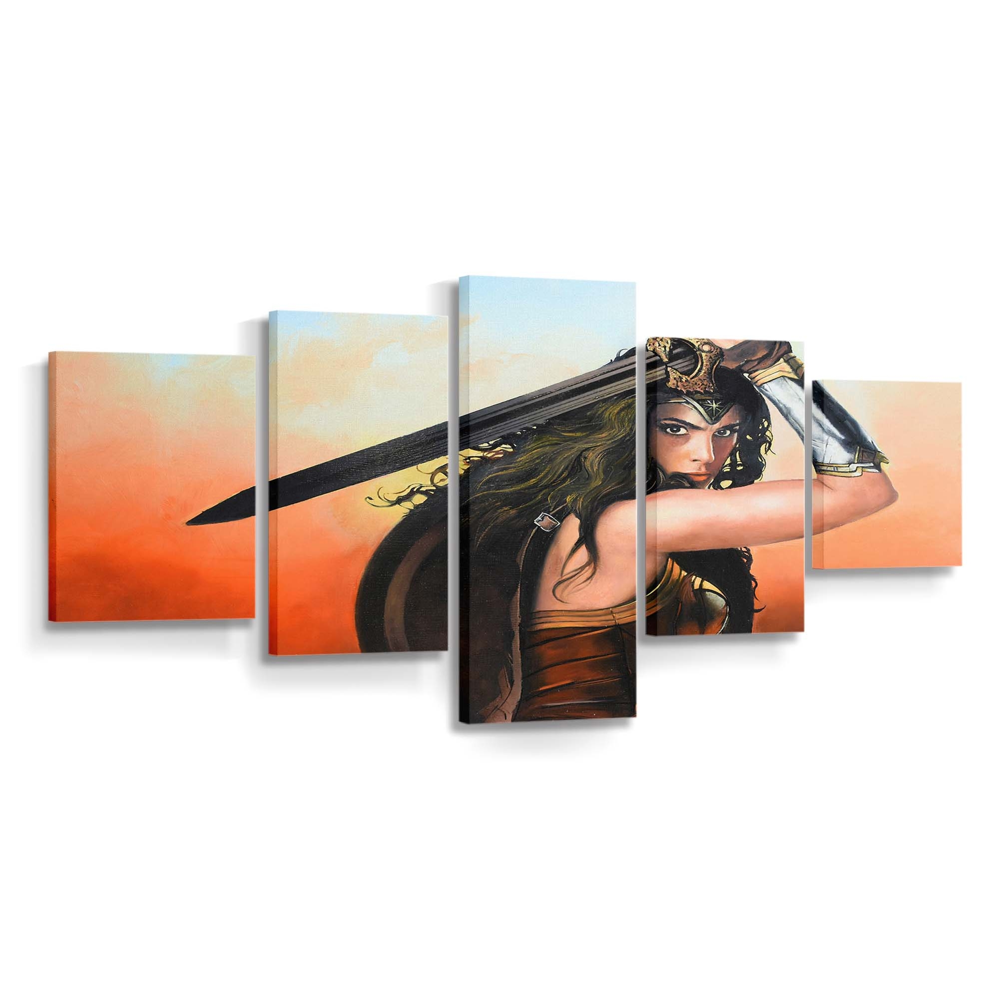 Wonder Woman Gal Gadot 4 Leinwandbilder | Wanddeko Wonder Woman Gal Gadot 4 Leinwandbilder | Wanddeko