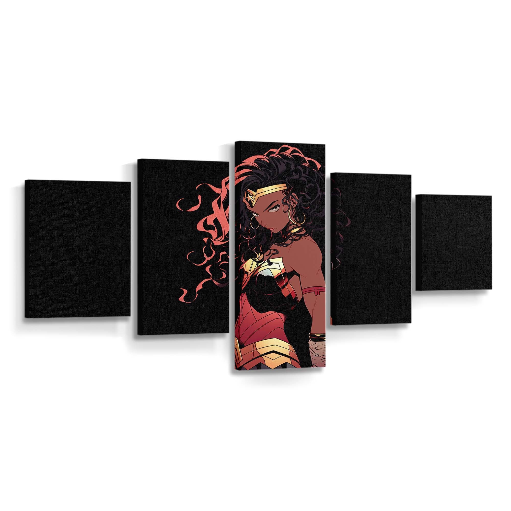 Wonder Woman In The Dark Minimal Leinwandbilder | Wanddeko Wonder Woman In The Dark Minimal Leinwandbilder | Wanddeko