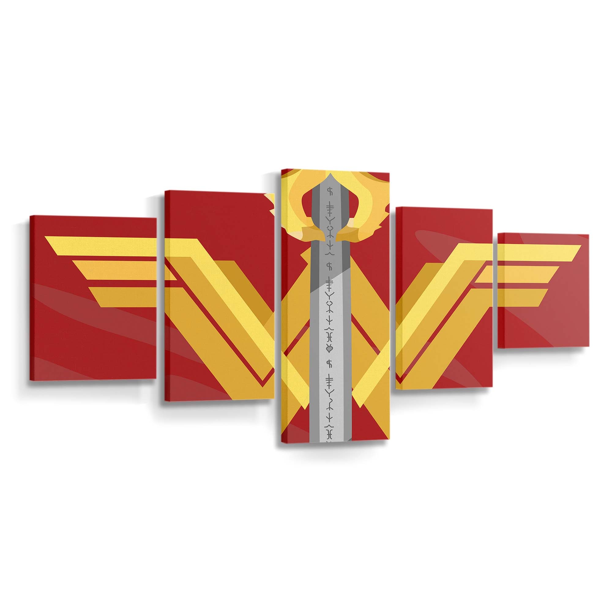 Wonder Woman Logo Minimalist Leinwandbilder | Wanddeko Wonder Woman Logo Minimalist Leinwandbilder | Wanddeko