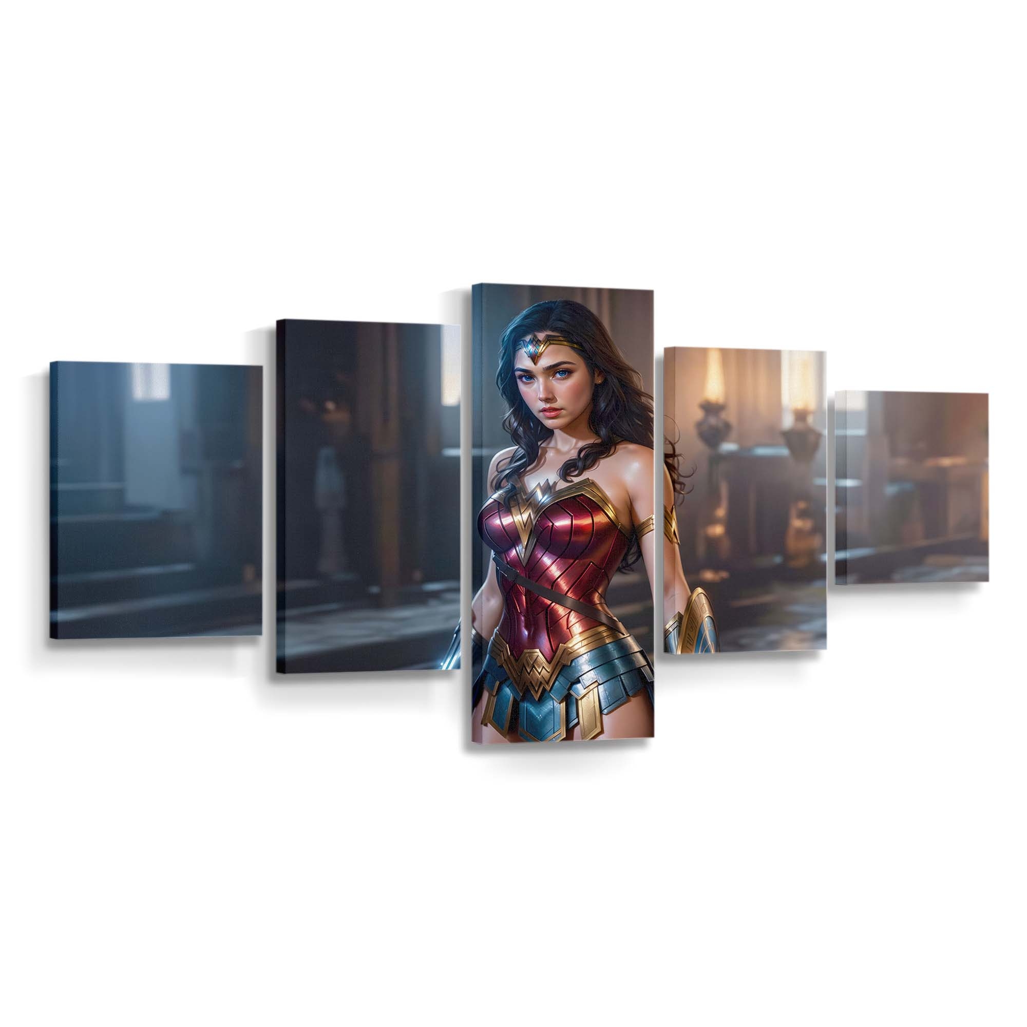 Wonder Woman S Defiant Grace Leinwandbilder | Wanddeko Wonder Woman S Defiant Grace Leinwandbilder | Wanddeko