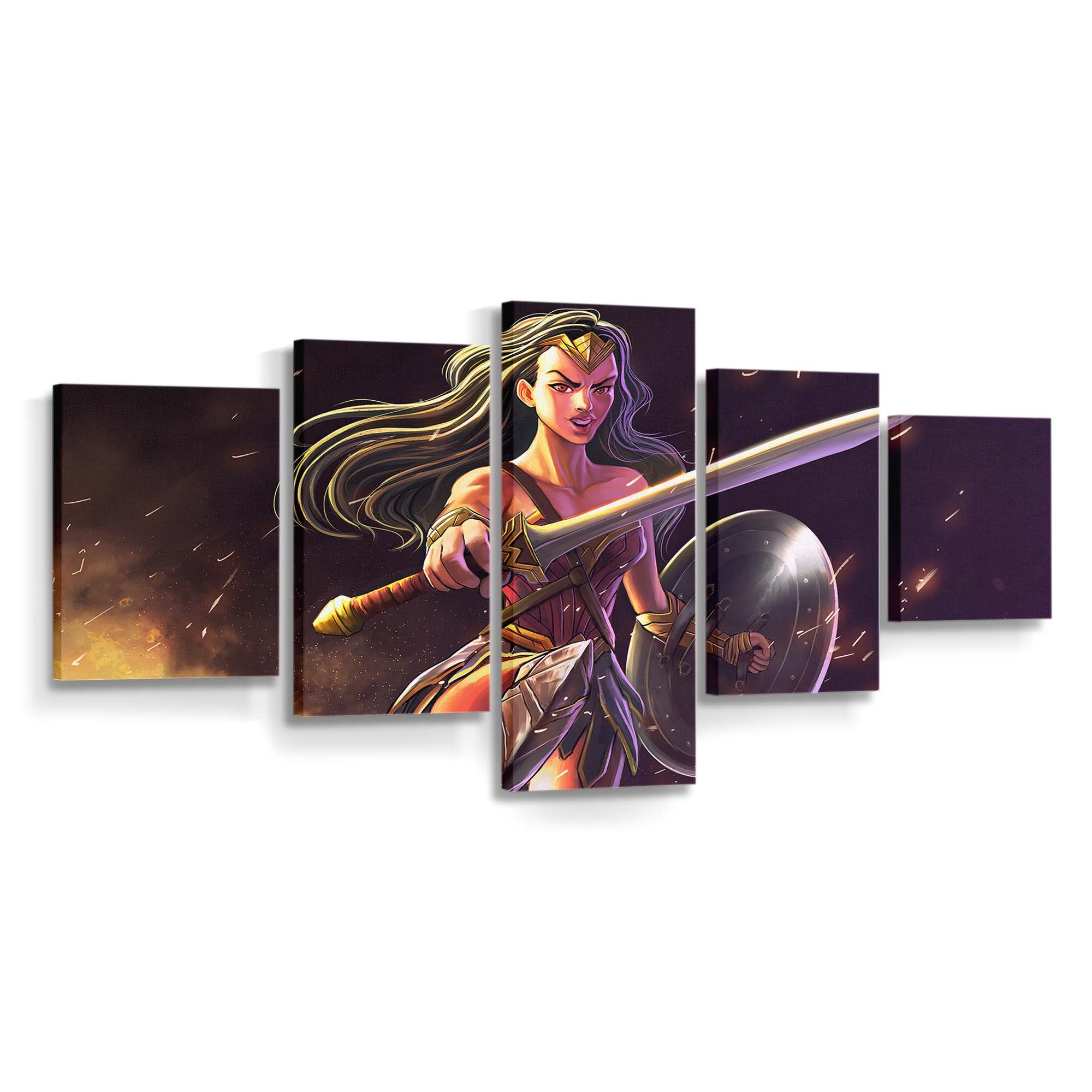 Wonder Woman Sword And Shield Leinwandbilder | Wanddeko Wonder Woman Sword And Shield Leinwandbilder | Wanddeko