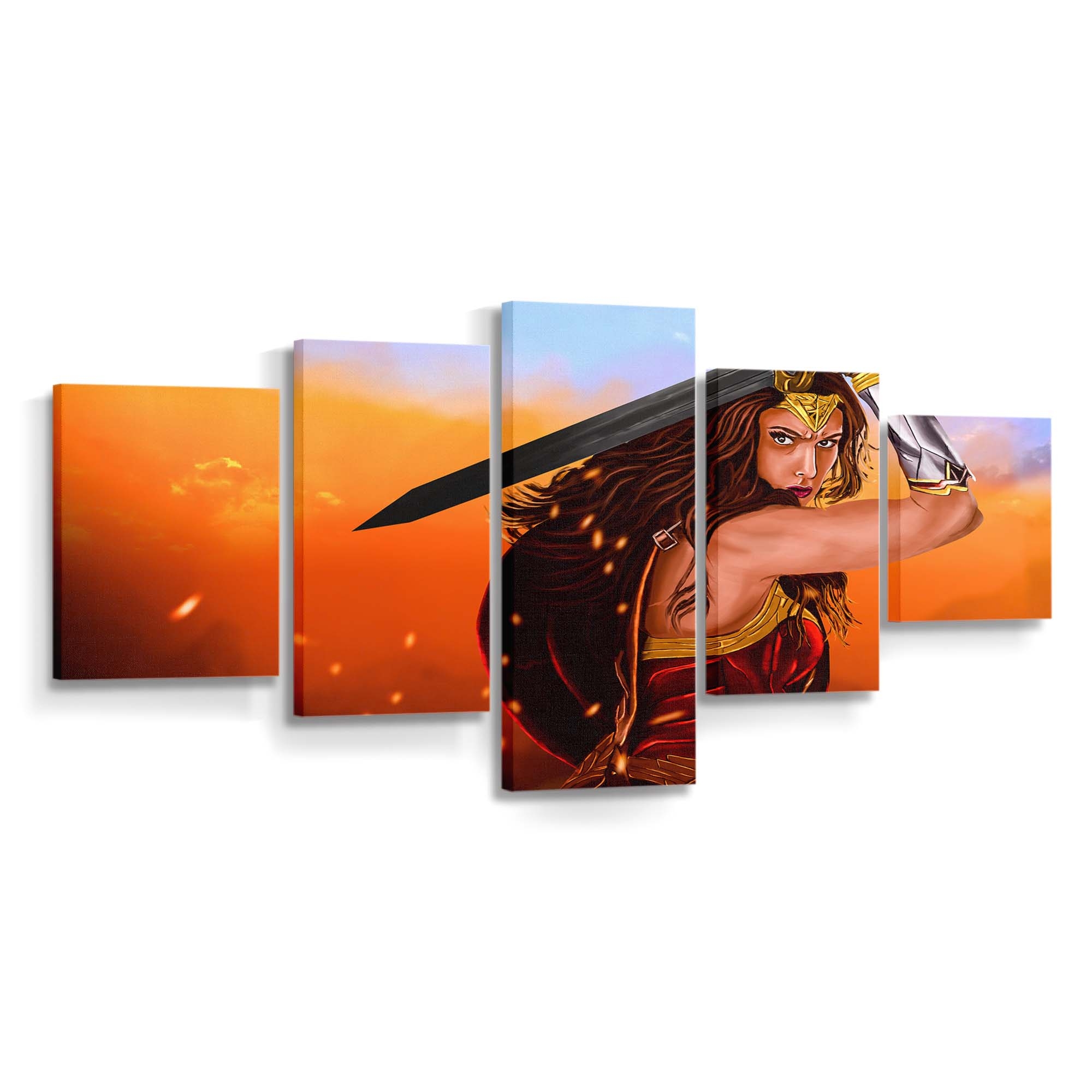 Wonder Woman Warrior Artwork Leinwandbilder | Wanddeko Wonder Woman Warrior Artwork Leinwandbilder | Wanddeko