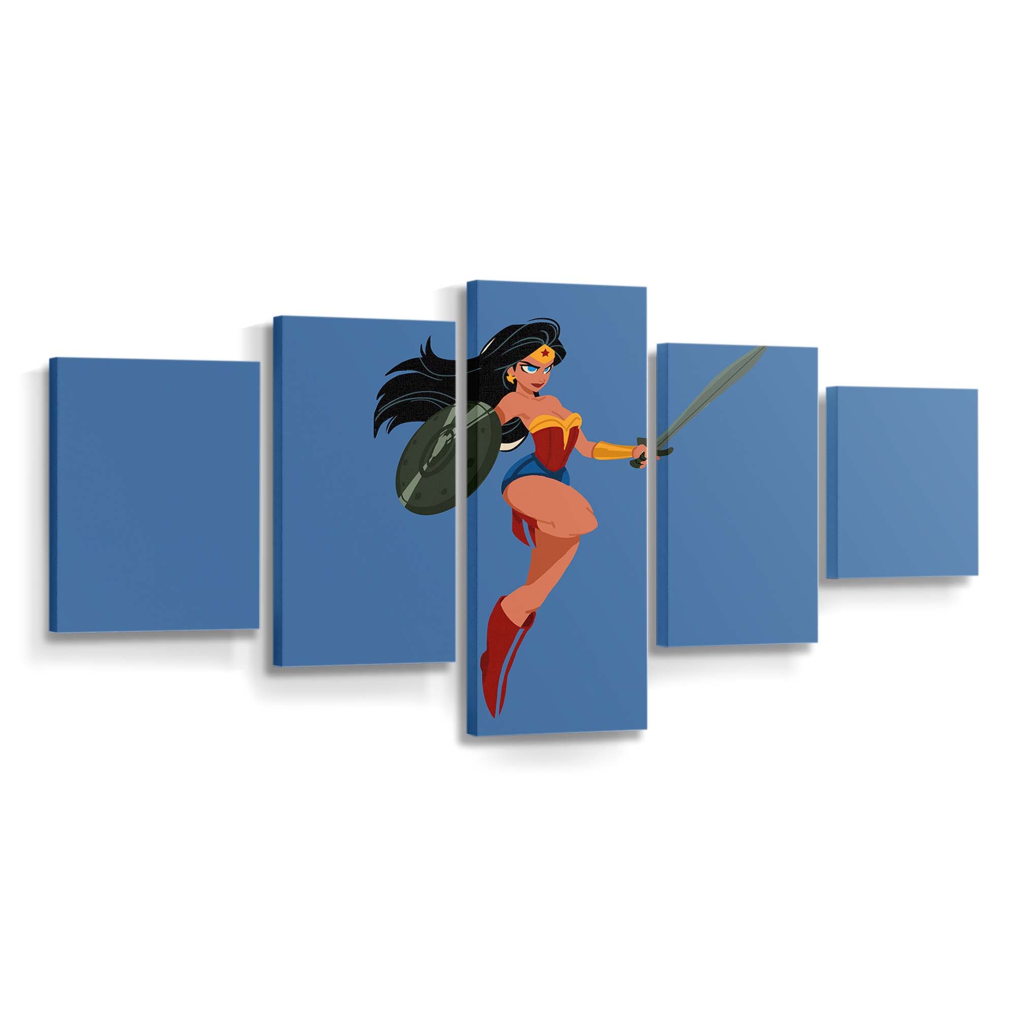 Wonder Woman Minimal 4 Leinwandbilder | Wanddeko Wonder Woman Minimal 4 Leinwandbilder | Wanddeko