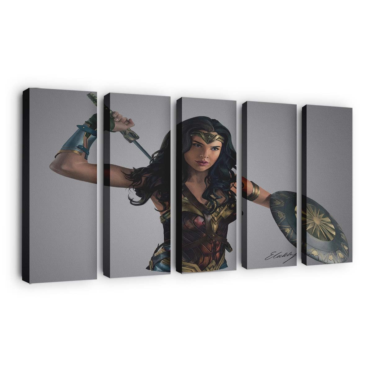 Wonder Woman Paint Art Leinwandbilder | Wanddeko