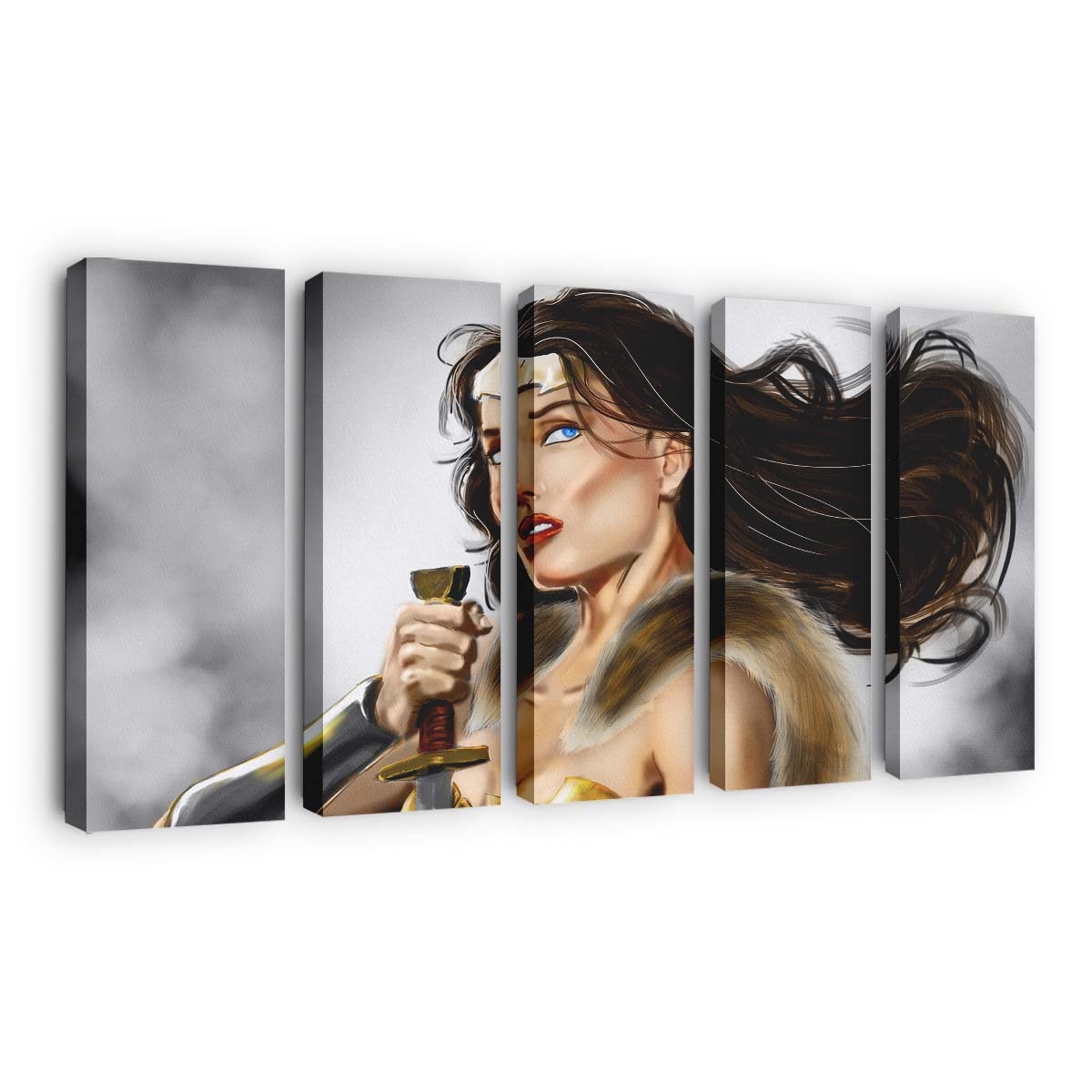 Wonder Woman Paint Artwork Leinwandbilder | Wanddeko