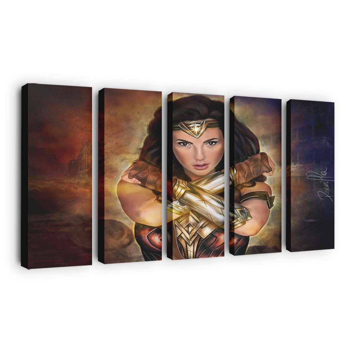 wonder Woman Paint Art 2 Leinwandbilder | Wanddeko